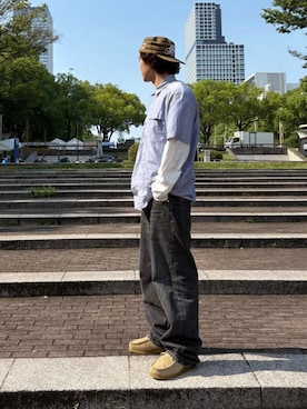 Clarks Japanさん(メンズ・175cm)の夏コーディネート