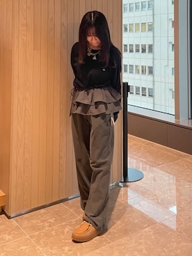 Clarks Japanさん（レディース・153cm）の冬コーディネート