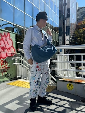 「ワラビーブーツ」｜Clarks Japanさん（メンズ・170cm）の冬コーディネート