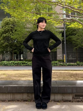 「アウトドア」｜Clarks Japanさん（レディース・170cm）の春コーディネート