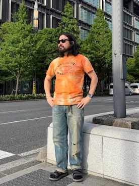 「Clarks（クラークス）のアイテム」を使った、Clarks Japanさん（メンズ・169cm）の夏コーディネート