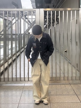 「アウトドア」｜Clarks Japanさん（レディース・156cm）の春コーディネート