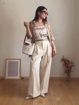 「Avail（アベイル）のアイテム」を使った、sakunoclosetさん（レディース・156cm）の夏コーディネート
