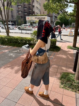 「Clarks（クラークス）のアイテム」を使った、mio99さん（レディース・162cm）の夏コーディネート