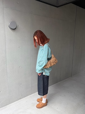 「STANDOIL（スタンドオイル）のアイテム」を使った、mio99さん（レディース・162cm）の秋コーディネート