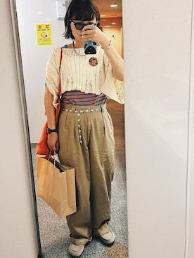 「アイテム（その他シューズ）」を使った、Slさん（レディース・165cm・20代）の夏コーディネート