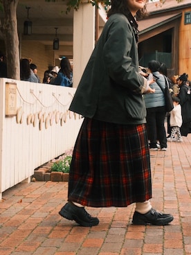 「アイテム（レッグウェア）」を使った、Slさん（レディース・165cm）の秋コーディネート