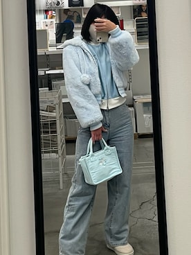 「FOREVER 21（フォーエバー トゥエンティーワン）のアイテム（ジャケット/アウター）」を使った、manamistさん（レディース・164cm）の冬コーディネート