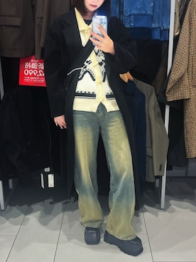 「SPINNS（スピンズ）のアイテム（バッグ）」を使った、manamistさん（レディース・164cm）の冬コーディネート