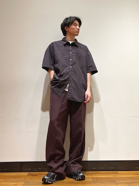 「URBAN RESEARCH（アーバンリサーチ）のHANES×LOWERCASE　LOWERCASE 2P BEEFY-T SS（Tシャツ/カットソー、ホワイト系）」を使った、ktrrrrrさん（メンズ・168cm）の春コーディネート