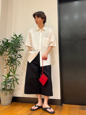 「ITTI（イッチ）のアイテム」を使った、ktrrrrrさん（メンズ・168cm）の夏コーディネート