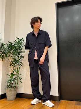 「EKAL（エカル）のアイテム」を使った、ktrrrrrさん（メンズ・168cm）の夏コーディネート