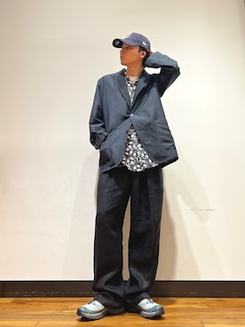 「アイテム（帽子）」を使った、ktrrrrrさん（メンズ・168cm）の春コーディネート