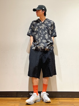 「NEW ERA（ニューエラ）の『別注』New Era×URBAN RESEARCH　940CS（キャップ、ブラック系）」を使った、ktrrrrrさん（メンズ・168cm）の春コーディネート