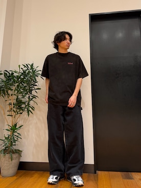 「URBAN RESEARCH（アーバンリサーチ）のTHE FOUND.　FOUND FICTION SHORT-SLEEVE T-SHIRTS（Tシャツ/カットソー、ブラック系）」を使った、コタローさん（メンズ・168cm）の夏コーディネート