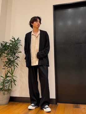 「YLEVE（イレーヴ）のアイテム」を使った、ktrrrrrさん（メンズ・168cm）の夏コーディネート