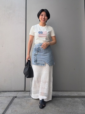 上村玲加さん（レディース・150cm）の夏コーディネート