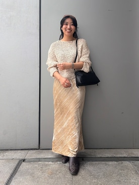 上村玲加さん（レディース・150cm）の秋コーディネート