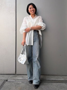 上村玲加さん（レディース・150cm）の春コーディネート