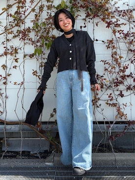 上村玲加さん（レディース・150cm）の春コーディネート