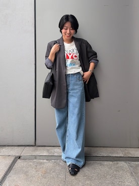 上村玲加さん(レディース・150cm)の夏コーディネート
