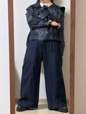 「PADRONE（パドローネ）のアイテム」を使った、はち/hachiさん（メンズ・169cm）の春コーディネート