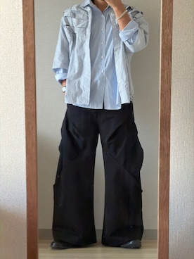 「PADRONE（パドローネ）のアイテム（シューズ）」を使った、はち/hachiさん（メンズ・169cm）の春コーディネート