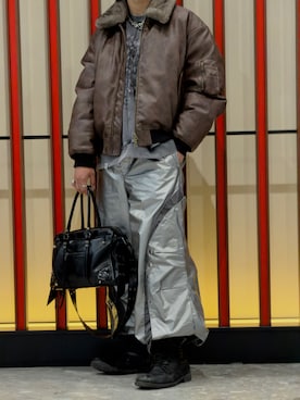 「GRANCY（グランシー）のアイテム（パンツ）」を使った、はちさん（メンズ・169cm）の春コーディネート