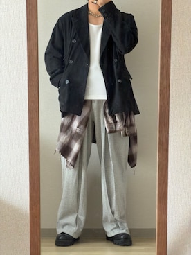 「PADRONE（パドローネ）のアイテム（シューズ）」を使った、はち/hachiさん（メンズ・169cm）の春コーディネート