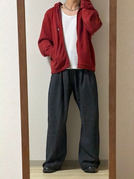 「PADRONE（パドローネ）のアイテム（シューズ）」を使った、はち/hachiさん（メンズ・169cm）の春コーディネート