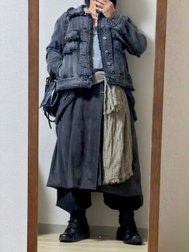 「PADRONE（パドローネ）のアイテム」を使った、はち/hachiさん（メンズ・169cm）の春コーディネート