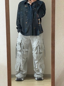 「HARE（ハレ）のアイテム」を使った、はち/hachiさん（メンズ・169cm）の春コーディネート