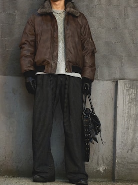 はちさん（メンズ・169cm）の春コーディネート