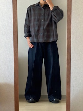 「PADRONE（パドローネ）のアイテム（シューズ）」を使った、はち/hachiさん（メンズ・169cm）の春コーディネート