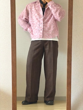 「CASPER JOHN（キャスパージョン）のアイテム」を使った、はち/hachiさん（メンズ・169cm）の春コーディネート