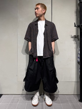 「WISM（ウィズム）のアイテム」を使った、YOSHIMURAさん（メンズ・170cm）の春コーディネート