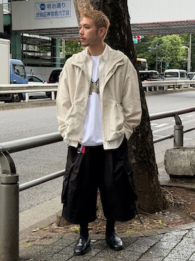 「WISM（ウィズム）のアイテム」を使った、YOSHIMURAさん（メンズ・170cm）の春コーディネート