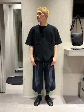 「WISM（ウィズム）のアイテム」を使った、YOSHIMURAさん（メンズ・170cm）の春コーディネート
