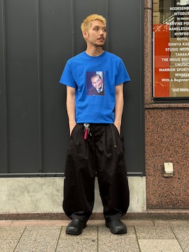 「WISM（ウィズム）のアイテム」を使った、YOSHIMURAさん（メンズ・170cm）の夏コーディネート