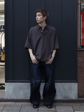「WISM（ウィズム）のアイテム」を使った、YOSHIMURAさん（メンズ・170cm）の春コーディネート