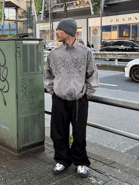 「C.E（シーイー）のアイテム」を使った、YOSHIMURAさん（メンズ・170cm）の秋コーディネート