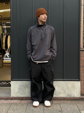 「bal（バル）のアイテム」を使った、YOSHIMURAさん（メンズ・170cm）の冬コーディネート