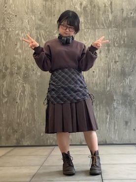 「Marshall（マーシャル）のアイテム」を使った、dadayaaさん（レディース・151cm）の秋コーディネート