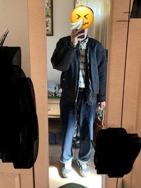 「アイテム（MA-1）」を使った、nogitererunarenkaさん（メンズ・178cm）の秋コーディネート