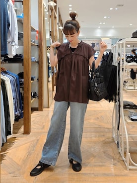 「アイテム（バッグ）」を使った、K・Nさん（レディース・161cm・30代）の夏コーディネート