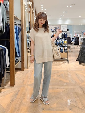 K・Nさん（レディース・161cm・40代）の夏コーディネート