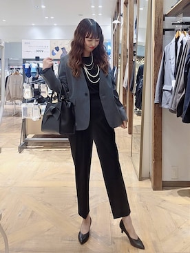 K・Nさん（レディース・161cm）の冬コーディネート