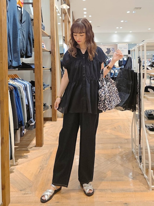 GLOBAL WORK 冷感デニムイージーパンツ【完売品】新品タグ付 GLOBAL WORK｜冷感デニムイージーパンツ/494053 | Rakuten