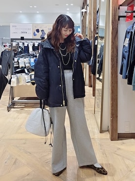 「若見え」｜K・Nさん（レディース・161cm）の冬コーディネート