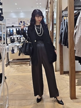 「GLOBAL WORK（グローバルワーク）のアイテム（その他アウター）」を使った、K・Nさん（レディース・161cm）の春コーディネート